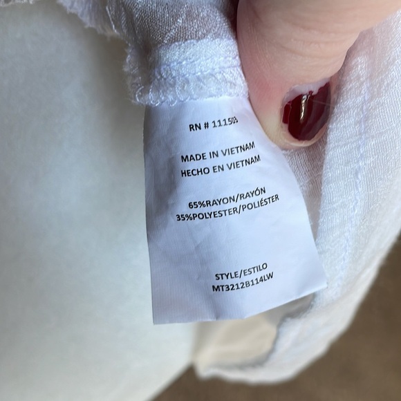 Lily White 90’s style tunic blouse S - Picture 5 of 5